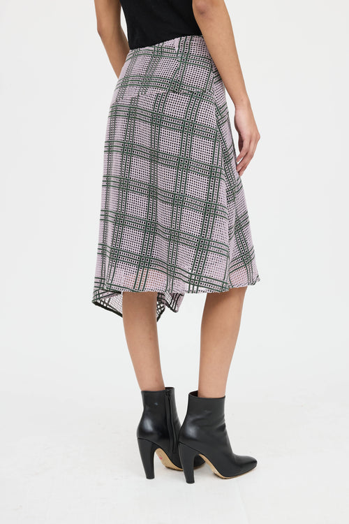 Marlene Birger Asymmetrical Lace Skirt