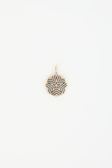 Marlo Laz 14K Gold Porte Bonheur Blue Sapphire Pendant