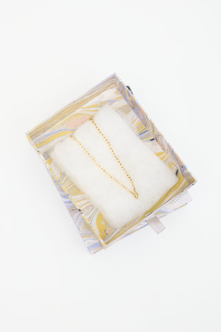 Marlo Laz 14K Yellow Gold Elongated Cable Chain
