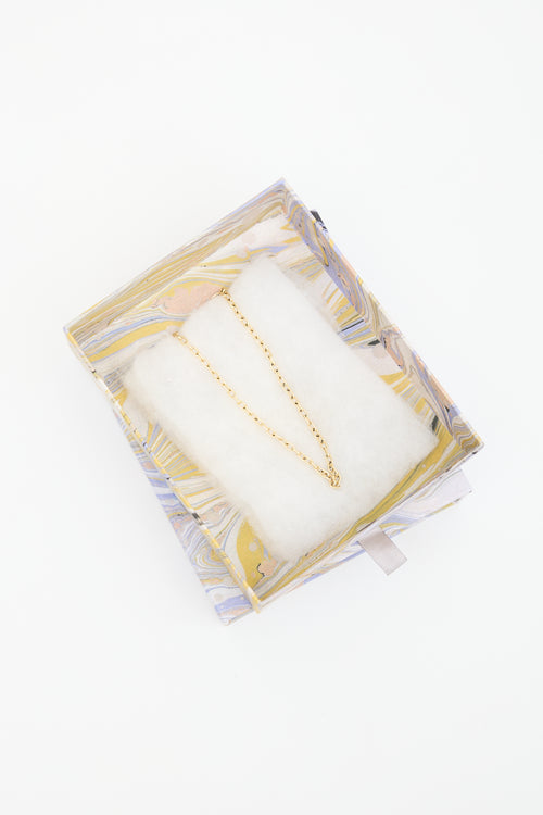 Marlo Laz 14K Yellow Gold Elongated Cable Chain