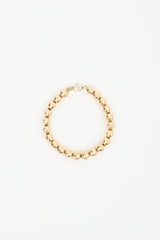 Marlo Laz 14K Yellow Gold Squash Blossom Bead Bracelet