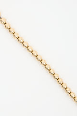 Marlo Laz 14K Yellow Gold Squash Blossom Bead Bracelet