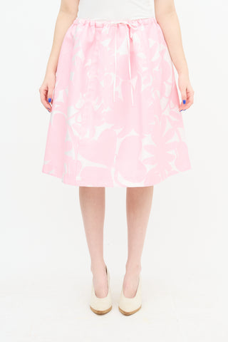 Marni A-Line Floral Skirt