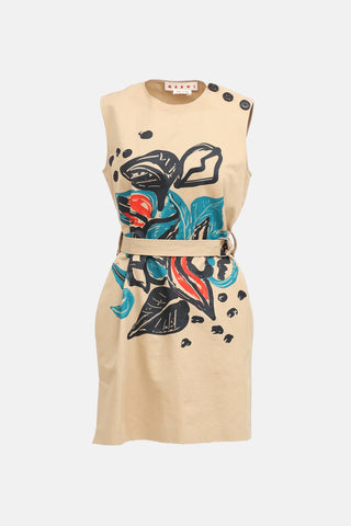 Marni Jungle Button Dress