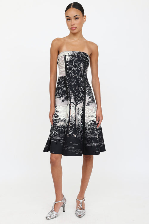 MarniStrapless Midi Dress