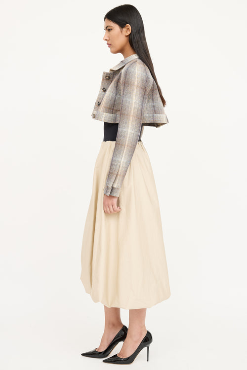 Marni Wool Cropped Tweed Jacket