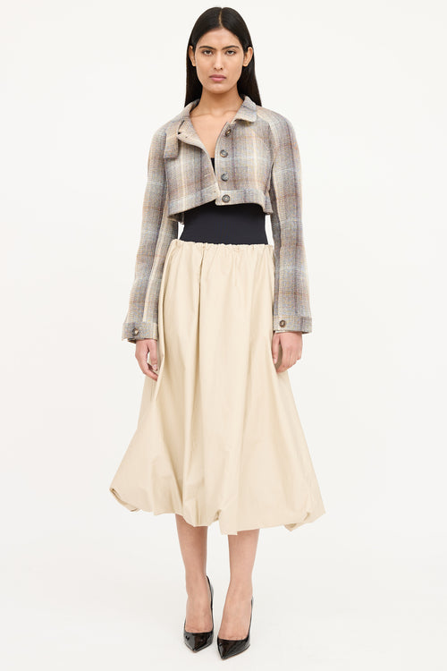 Marni Wool Cropped Tweed Jacket