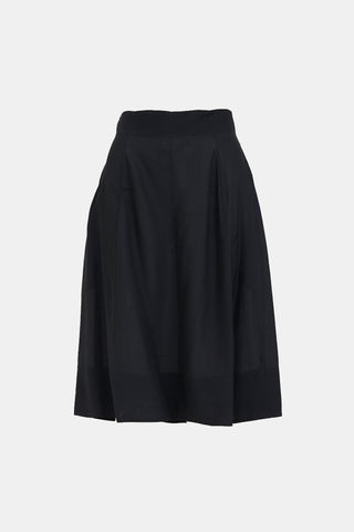 Marni Sheer Pleated Midi Skirt