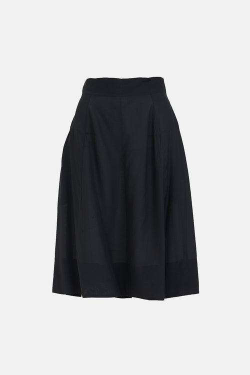 Marni Sheer Pleated Midi Skirt