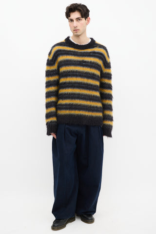 Marni Black & Multi Mohair Fuzzy Wuzzy Sweater