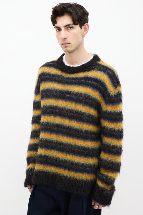 Marni Black & Multi Mohair Fuzzy Wuzzy Sweater