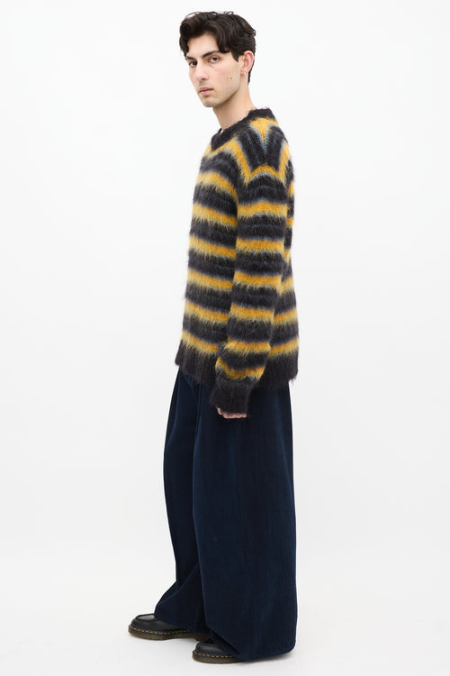 Marni Black & Multi Mohair Fuzzy Wuzzy Sweater