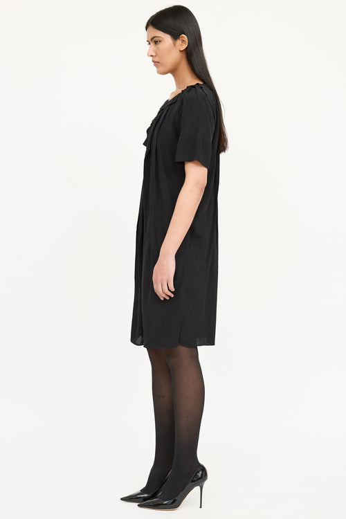 Marni Ruffle Pleated Dress