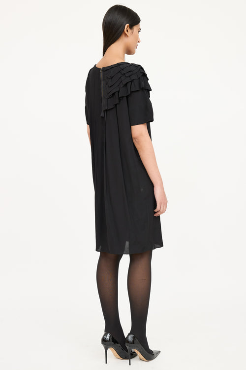 Marni Ruffle Pleated Dress