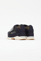 Marni Black & Yellow Neoprene Mary Jane Sneaker