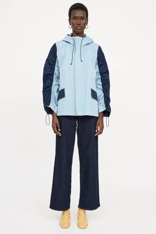 Marni2-Tone Cinched Sleeve Jacket