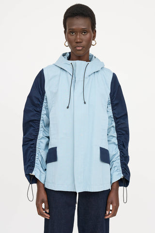 Marni2-Tone Cinched Sleeve Jacket