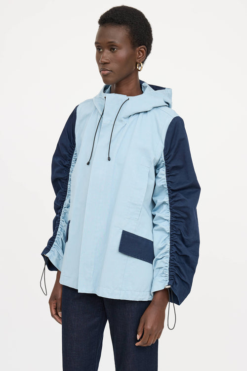 Marni2-Tone Cinched Sleeve Jacket