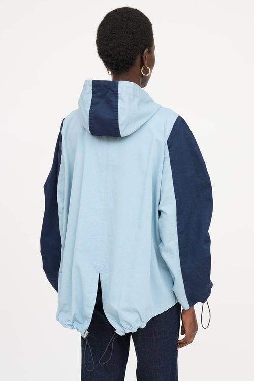 Marni2-Tone Cinched Sleeve Jacket