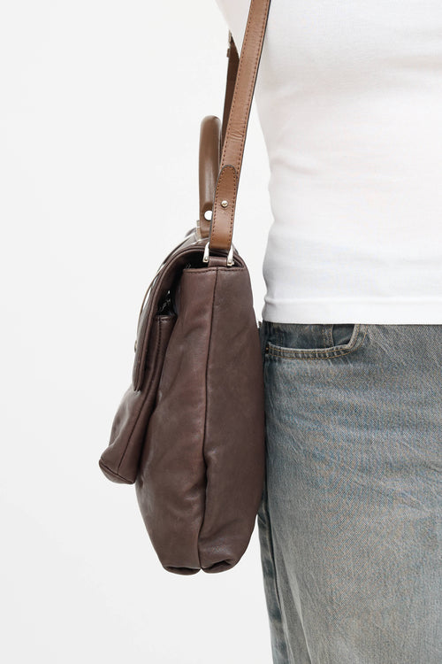 Marni Leather Top Handle Bag