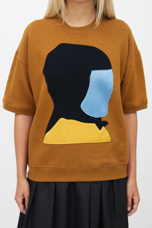Marni Brown & Multicolour Etka Sweatshirt