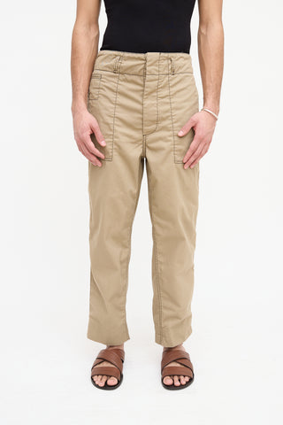 Marni Brown Straight Leg Pant