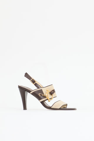 Marni Canvas & Leather Sandal