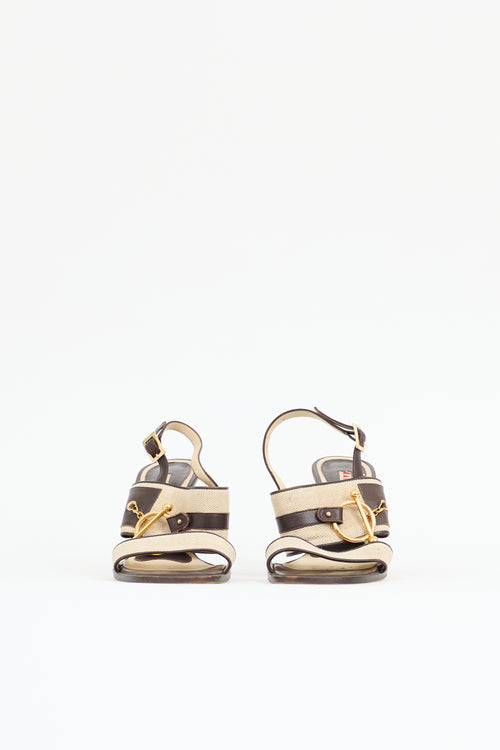 Marni Canvas & Leather Sandal