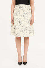 Marni Floral Pleated Skirt