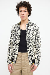 Marni Cream & Black Printed Shirt