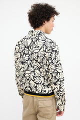 Marni Cream & Black Printed Shirt