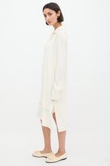 Marni Cream & Green Shirt Dress