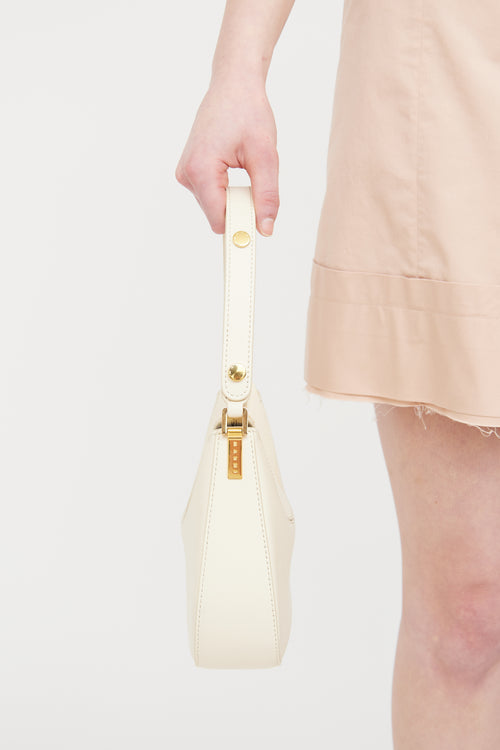 Marni Cream Mini Milano Shoulder Bag
