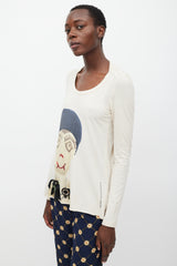Marni Cream & Multi Graphic Winter Edition 2009 T-Shirt