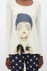 Marni Cream & Multi Graphic Winter Edition 2009 T-Shirt
