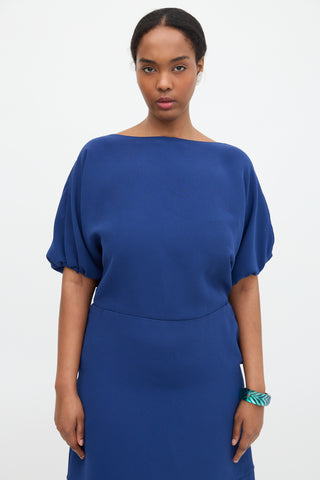 Marni Crepe Boat Neck Dress