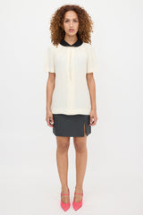Marni Crepe Pleated Top