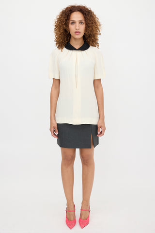Marni Crepe Pleated Top