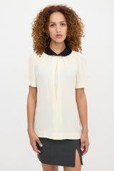 Marni Crepe Pleated Top