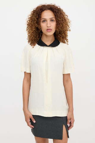 Marni Crepe Pleated Top