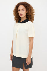 Marni Crepe Pleated Top