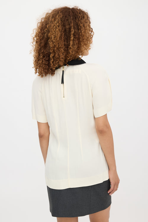 Marni Crepe Pleated Top