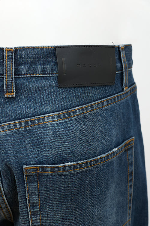 Marni Cropped Tapered Leg Jeans