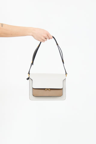 Marni Grey & Multi Trunk Bag