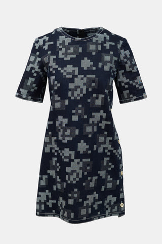 Marni Denim Digital Jacquard Dress