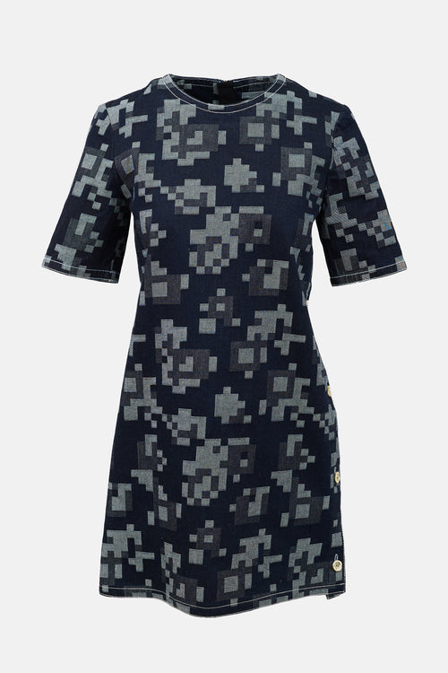 Marni Denim Digital Jacquard Dress