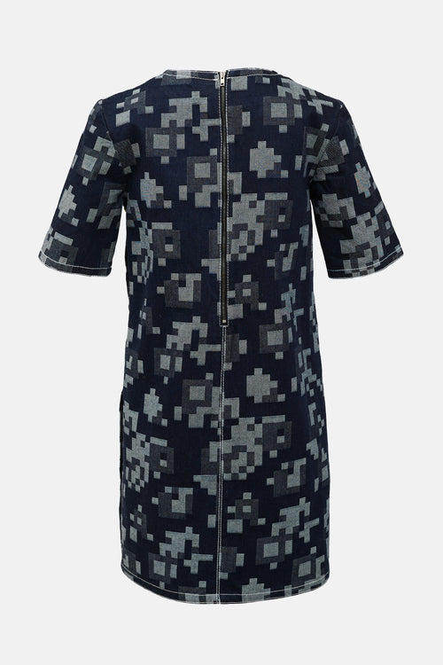 Marni Denim Digital Jacquard Dress