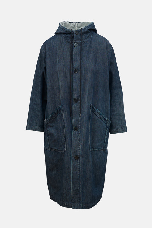 Marni Denim Hooded Coat
