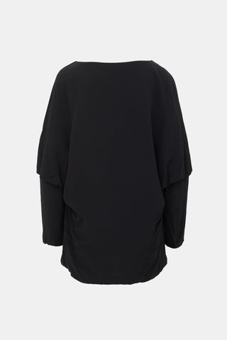 Marni Draped Dolman Sleeve Top