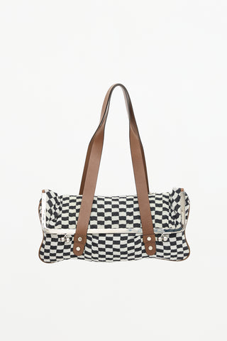 Marni FW 2009 Checker Folded Shoulder Bag